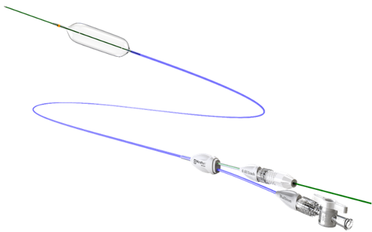 一次性使用三级扩张球囊导管